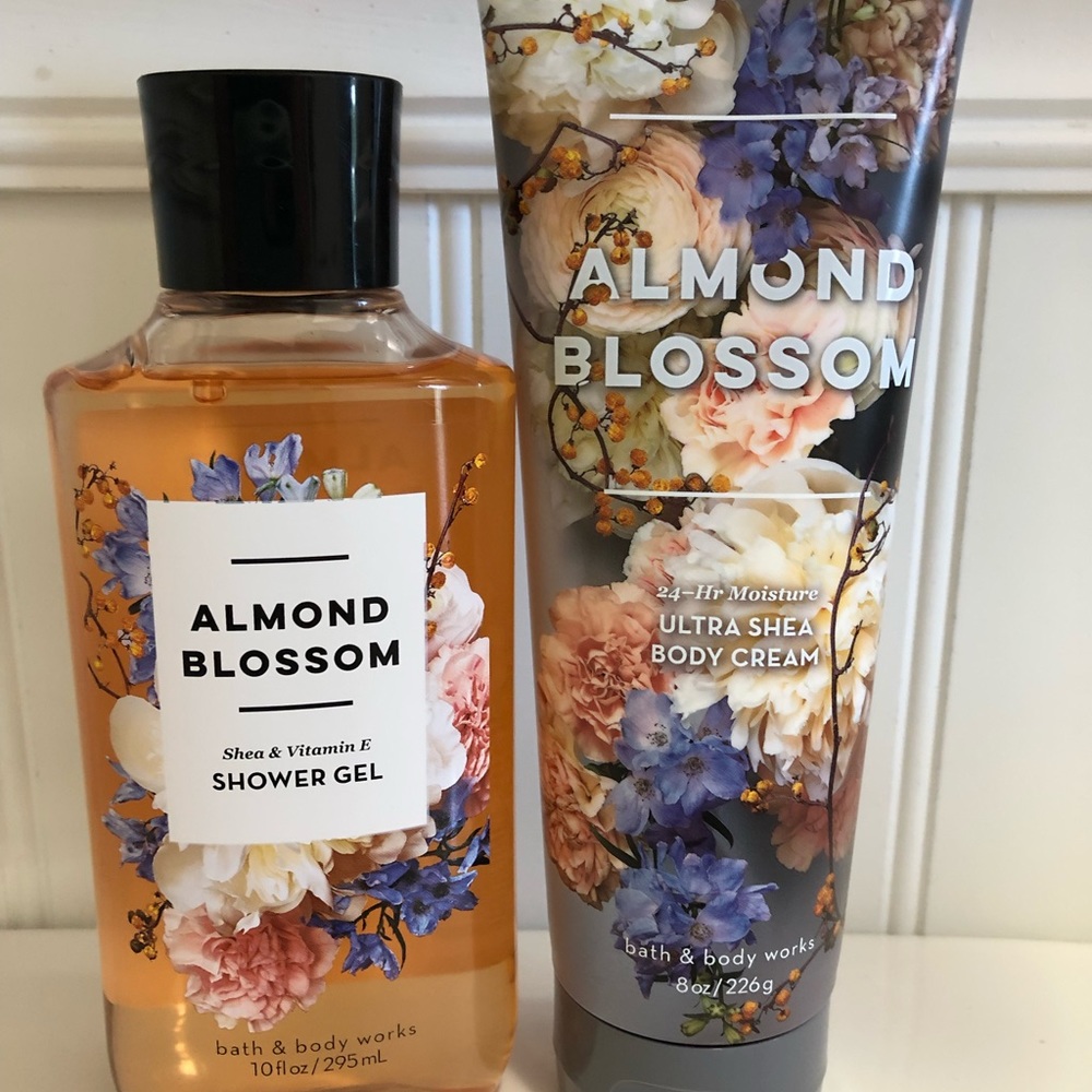 Bath & Body shower gel and lotion
